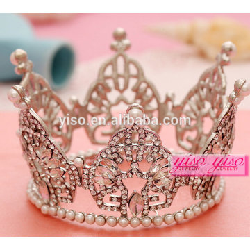 La mejor tiara cristalina de encargo de la princesa de la nueva llegada del diseño